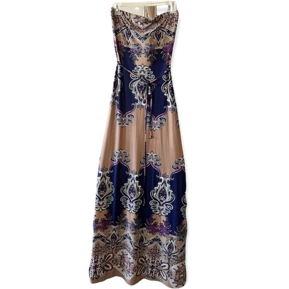 Floral/Colorful Maxi Dress - Picture 2 of 2